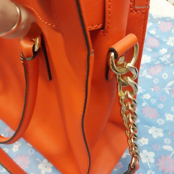 3253 Large Michael Kors Hamilton Leather Satchel Bag. - Picture 5 of 15